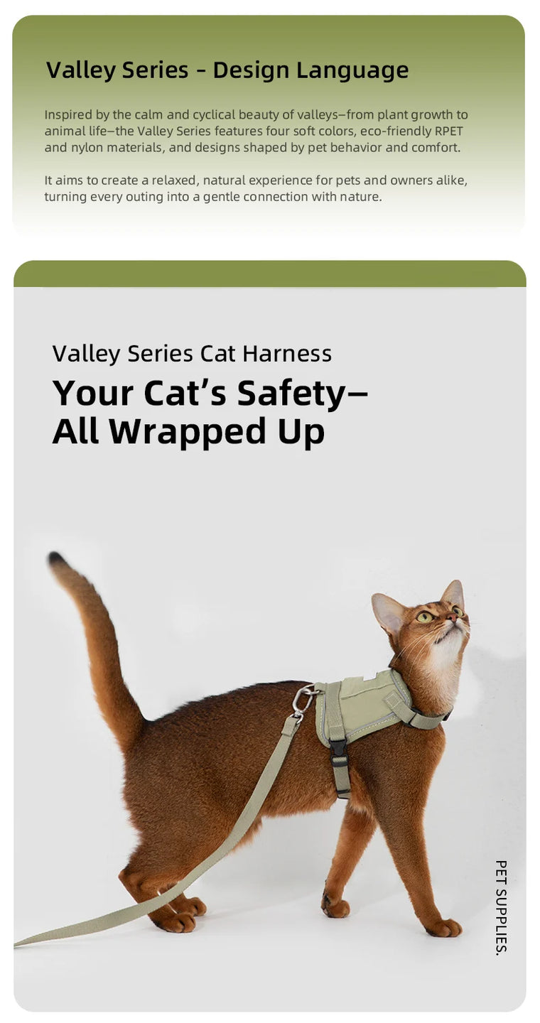 Cat Harness & Leash Set